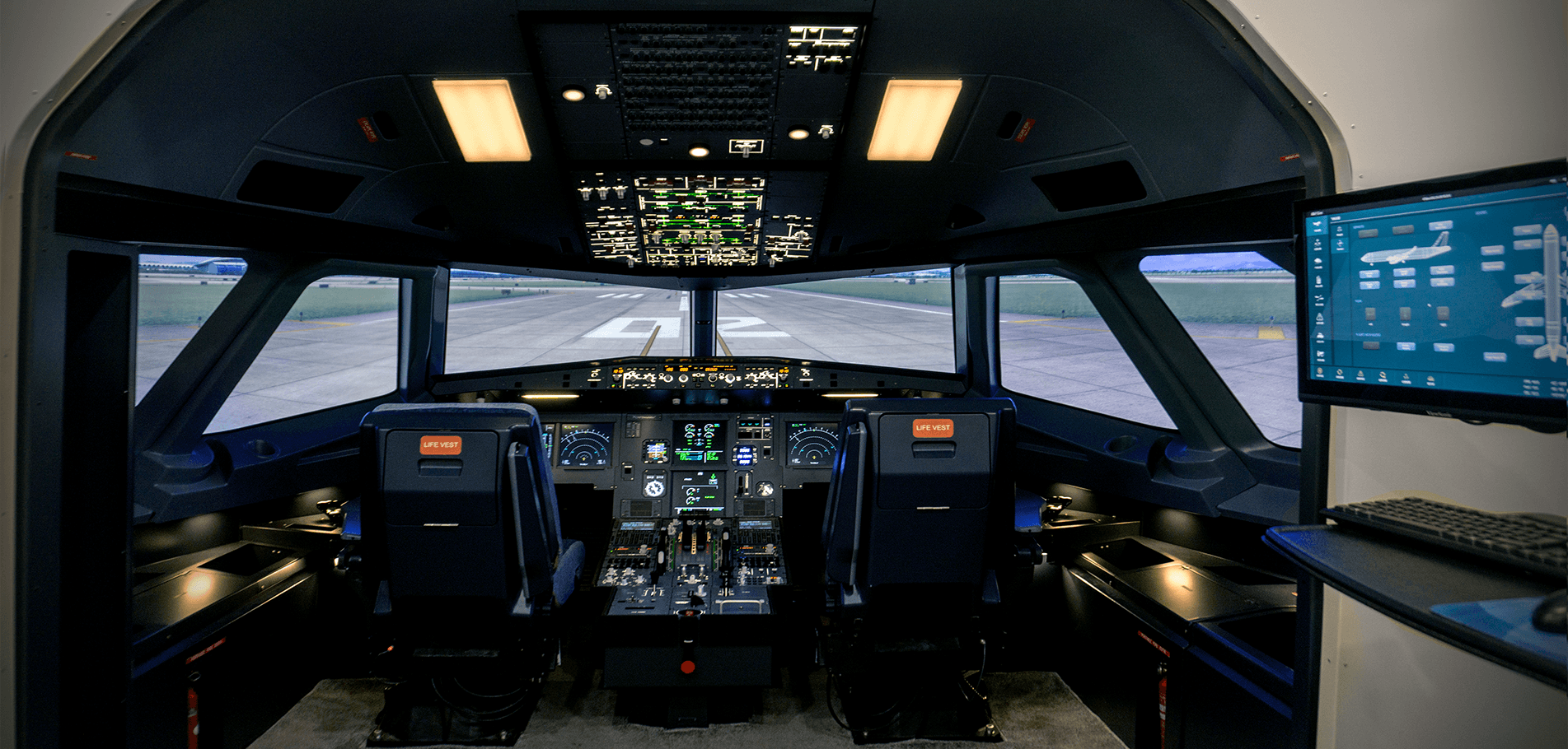 民航客机实舱IPT飞行模拟器